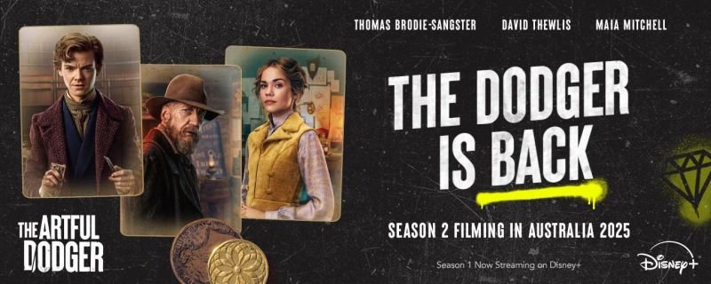 ซีรีส์ดราม่าออริจินัลจากออสเตรเลียของ DISNEY+ HOTSTAR “THE ARTFUL DODGER” กลับมาอีกครั้งในซีซั่น 2