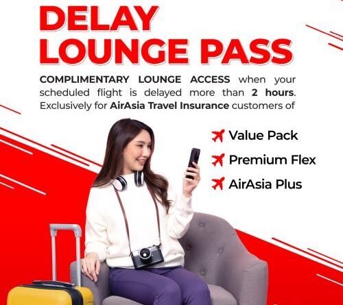 Transforming Flight Delay Experience: Delay Lounge Pass for  AirAsia Travel Insurance Customers