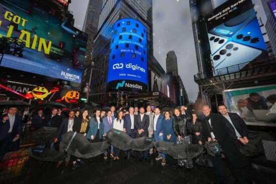 Hong Kong based Diginex Limited Rings Nasdaq Closing Bell Following Record-Breaking IPO Performance